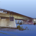 Viadotto Autostrada A4 - rilievo laser scanner tridimensionale
